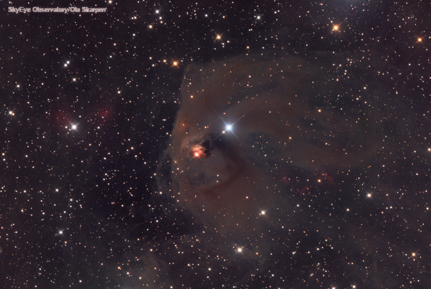 Hind's Variable Nebula · Struve's Lost nebula ( Ola Skarpen SkyEyE