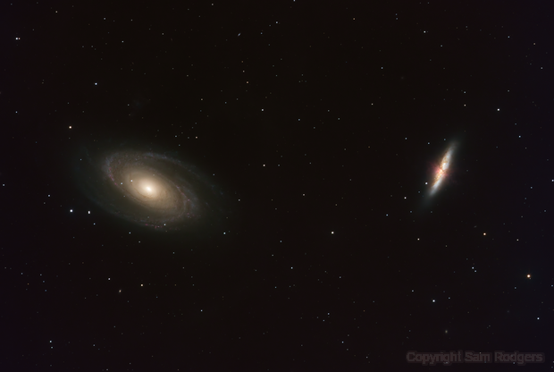 M81 (Bode's Galaxy) And M82 (Cigar Galaxy) ( Sam Rodgers ) - AstroBin