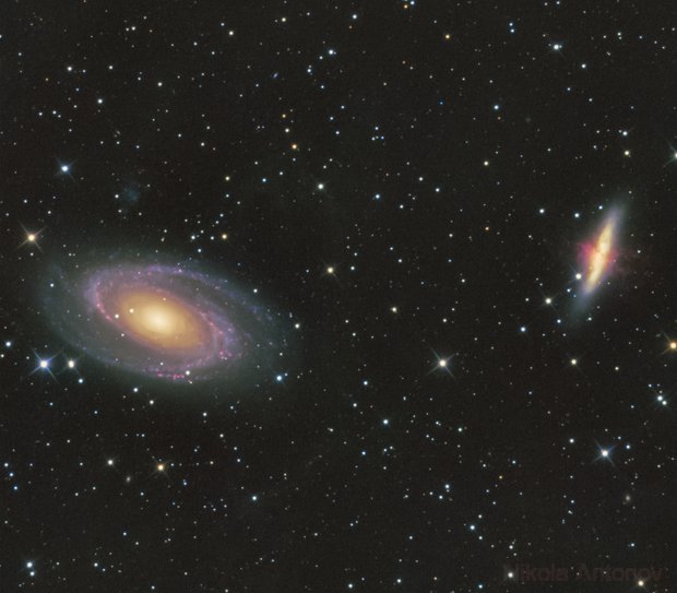 The Bode Galaxies in HaRGBL and some IFN ( Nikola Antonov ) - AstroBin