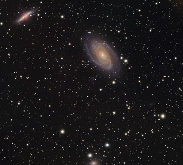 M81 + M82 - Bodes and Cigar Galaxies ( nackmaster ) - AstroBin
