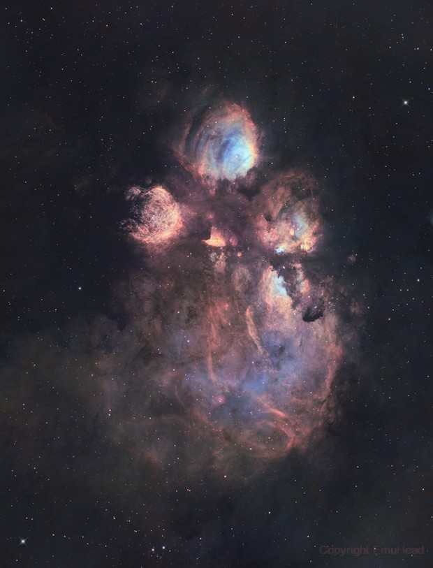 Cat's Paw Nebula NGC6334 ( EmuHead ) - AstroBin