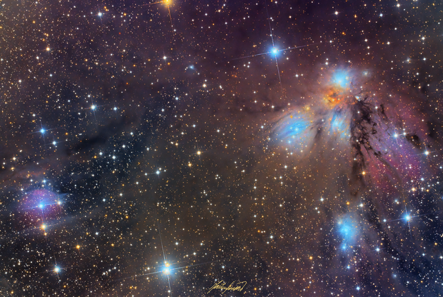 NGC2170, aka The Angel Nebula. Newtonian Astrograph Version. OSC 
